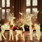 Christmas Yard Reindeer Set with Prelit Iridescent PVC Body Design 52"+46"+29"